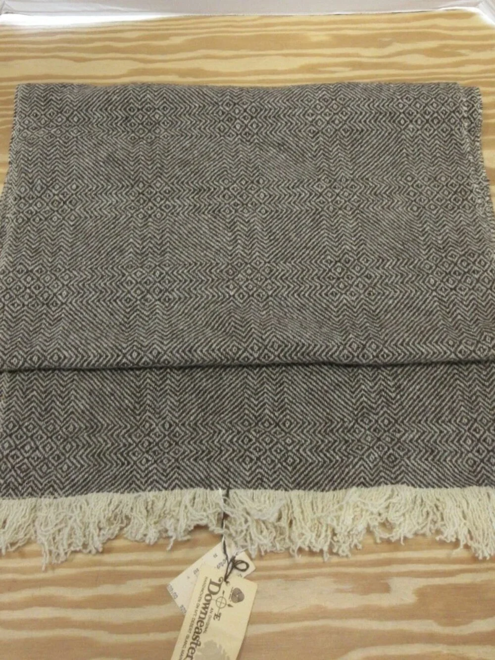 VINTAGE Downeaster Scarf Dunlop Weavers Wool Handwoven Maine USA NEW